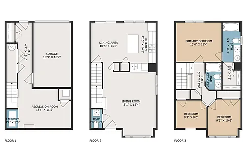 Floor plan Home with Garage