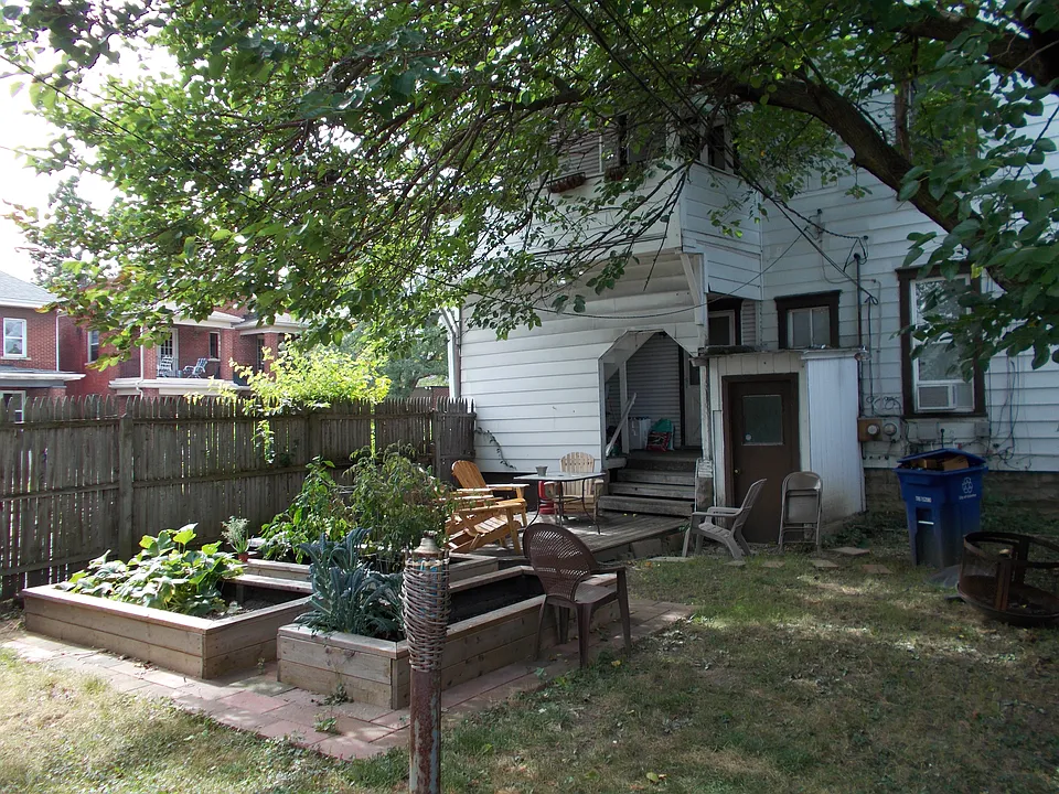 backyard and deck