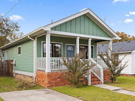1 parking pad for off street parking & level fenced in yard