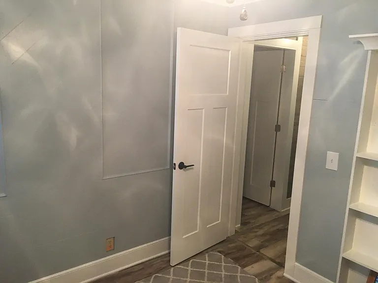 2nd Bedroom which has a Murphy Bed. Could be used as an office.