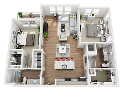 Floor plan B3