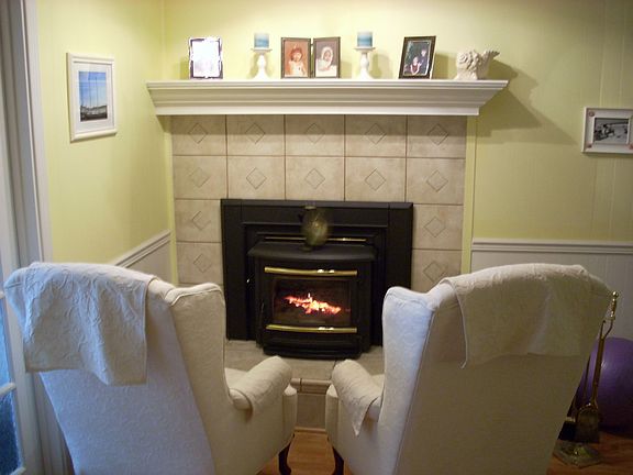 Fireplace in Family Room