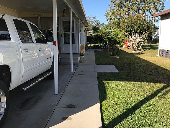 Carport and side view
