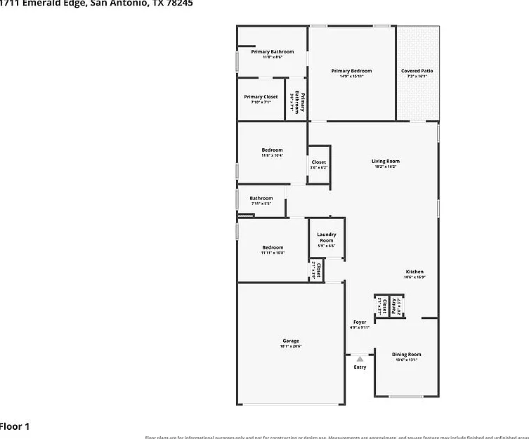 3 bed, 2.0 bath, 1652 sqft, $1,845 — Photo 2