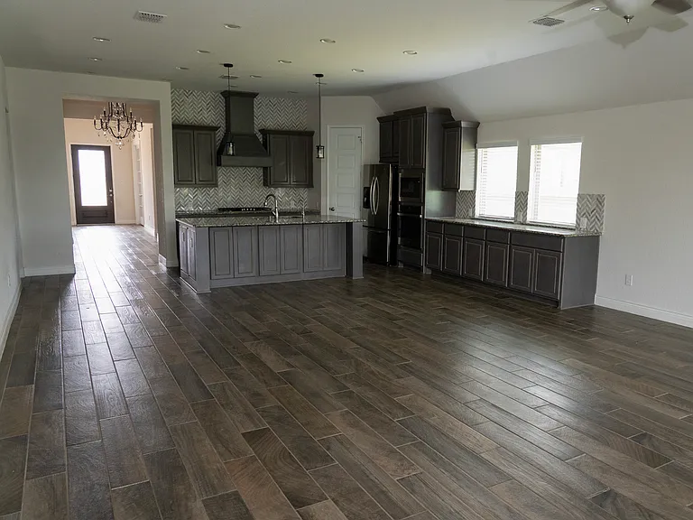 Living room to kitchen