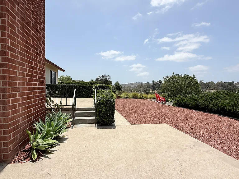 Upper and Lower Patios in Back Yard