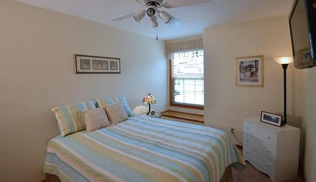 Sweet spot for relaxing. Brand new window in this upstairs bedroom