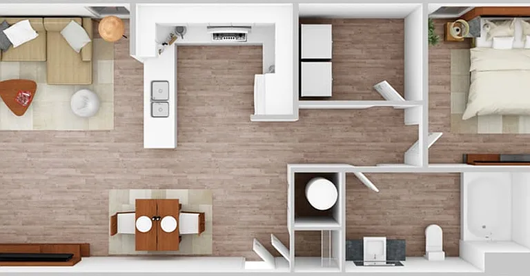 1 Bedroom | 1 Bath | 903 SF 1 Bedroom | 1 Bath | 903 SF