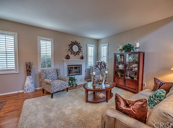 Living room, front door to the left.