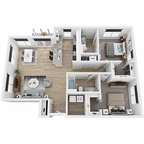 Floor plan Goddard