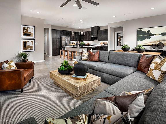 An open floor plan that blends Great Room, Kitchen Dining for gatherings celebrations