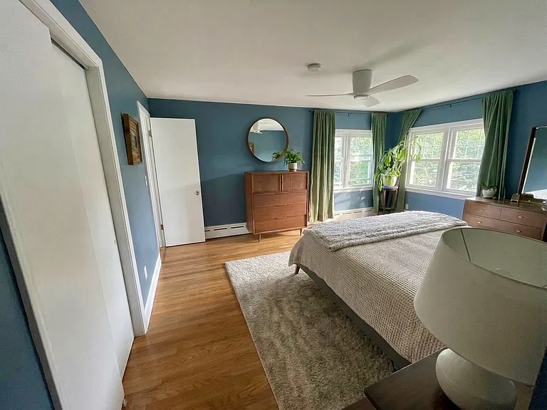Master bedroom with ensuite bathroom.
