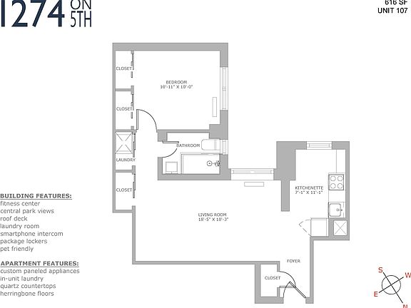 2nd image of 1274 5th Ave APT 107