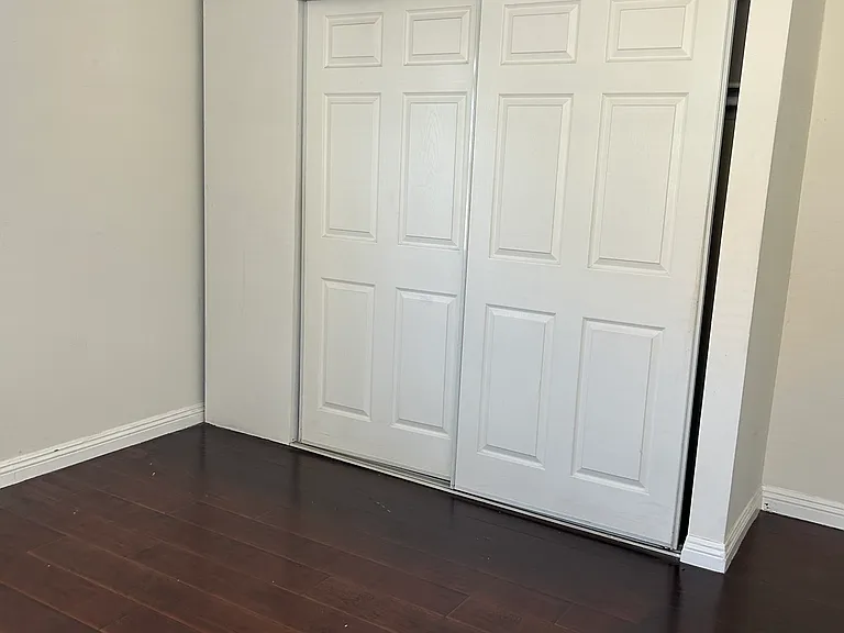 Master bedroom with closet