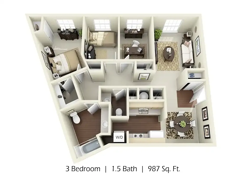 Floor plan 3C