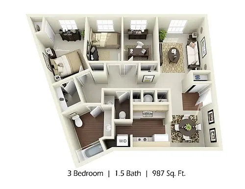 Floor plan 3C