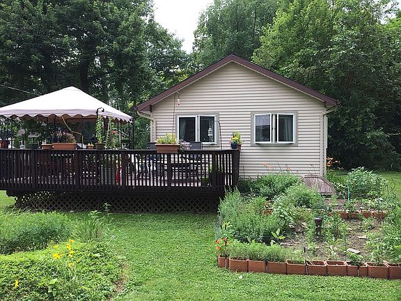 East side of house