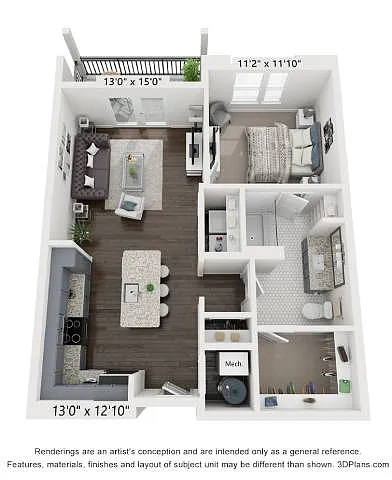 Floor plan The Charles