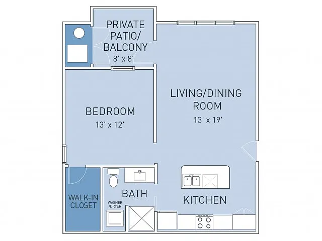 Floor plan Compass Deluxe South