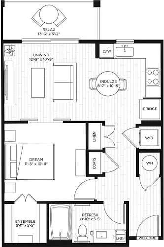 Floor plan A1