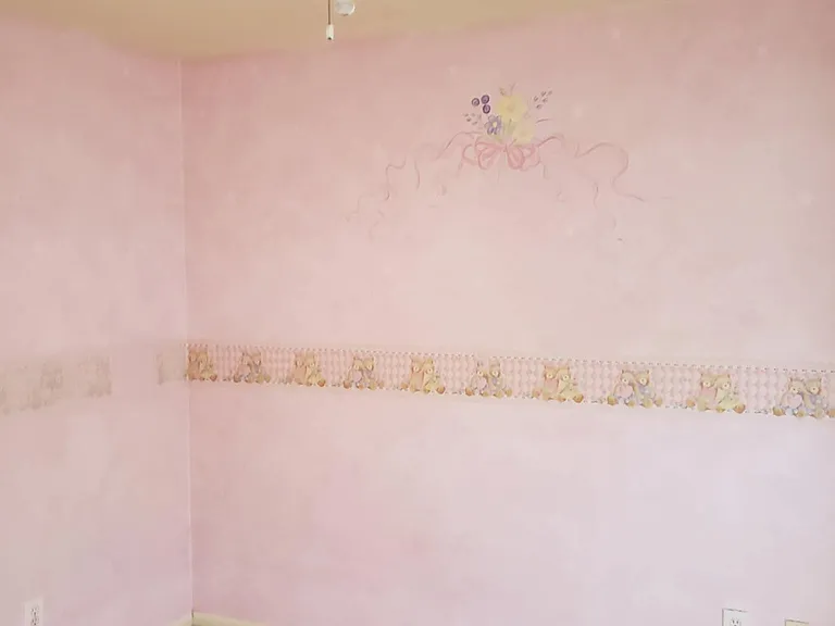 Room 4 - Located in the second floor with big window, spacious closet space and custom foil painted walls