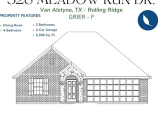 528 Meadow Run Dr, Van Alstyne, TX 75495