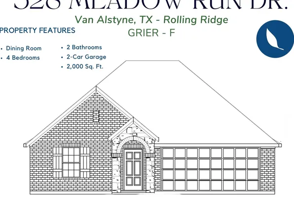 528 Meadow Run Dr, Van Alstyne, TX 75495
