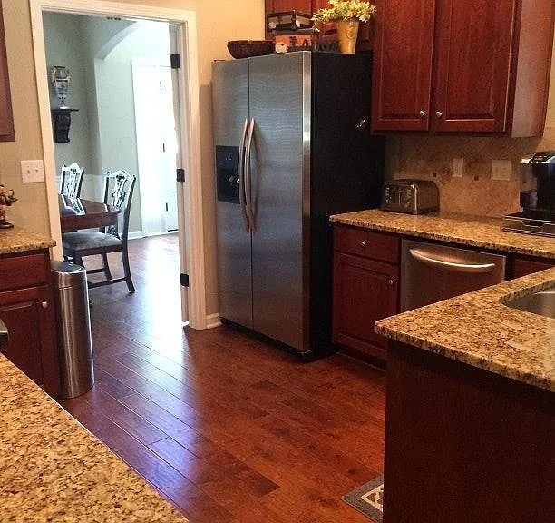 SAMPLE VIEW from Kitchen to Sample Furnished Updated Kitchen