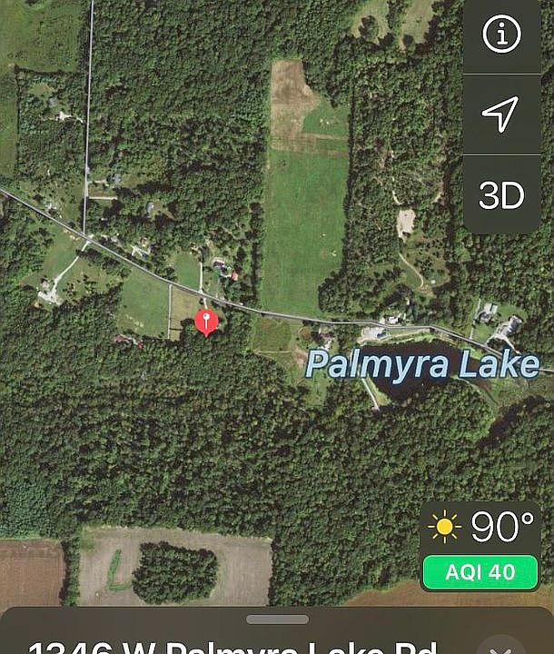 Satellite view of the house 