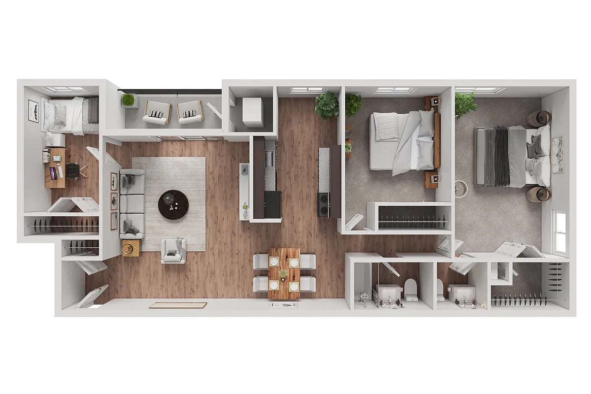 Floor plan 3 Bedroom