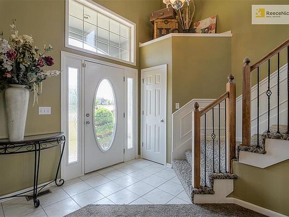 Bannister was in the process of being stained when the picture was taken.