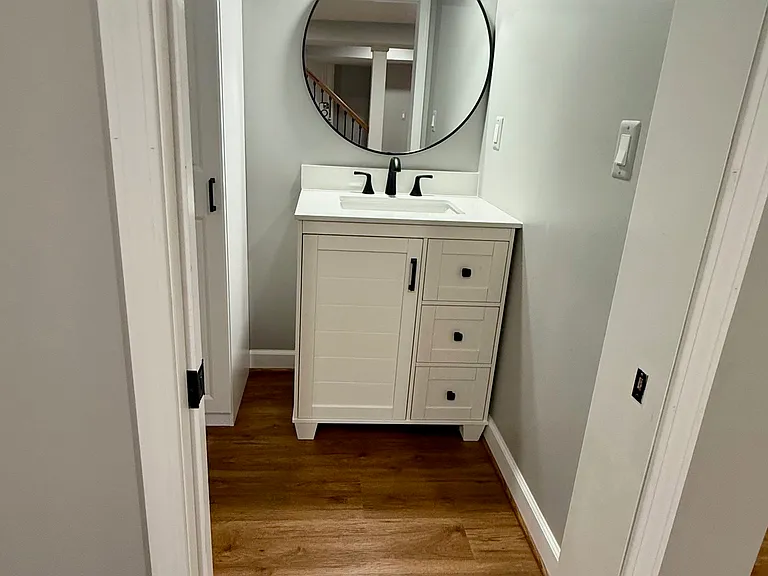 Basement bathroom/shower