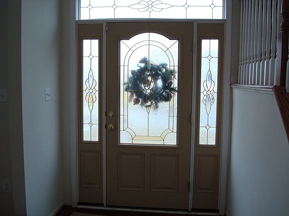 Leaded Glass Front Door