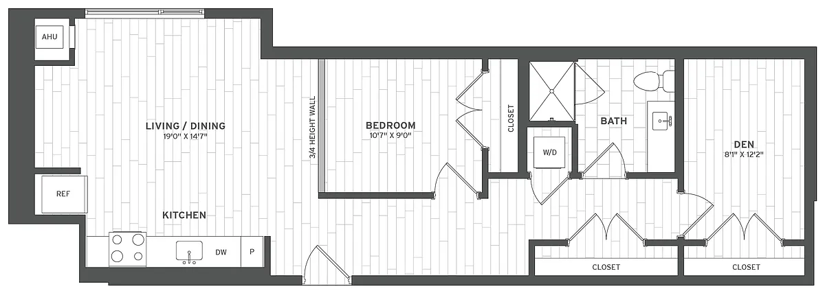 Floor plan J6 Den