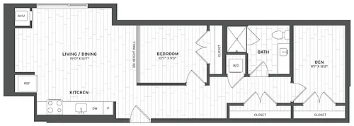 Floor plan J6 Den