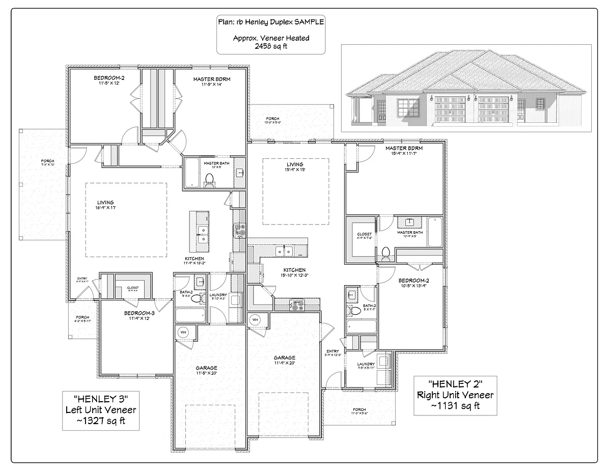 Floor plan Henley 3