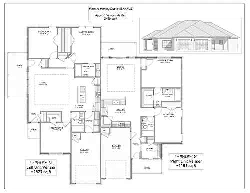 Floor plan Henley 3