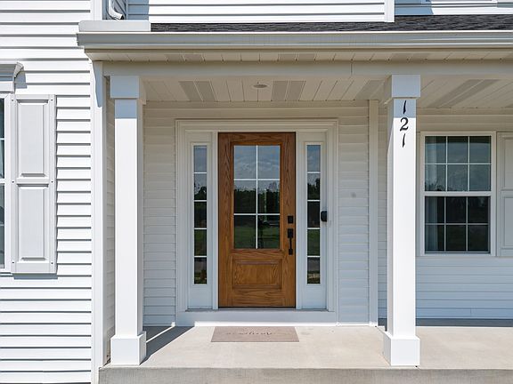 Front elevation of the Ariel model from Garman Builders