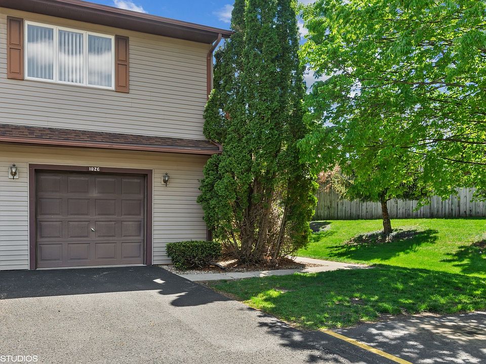 One-car attached garage with extra storage space!