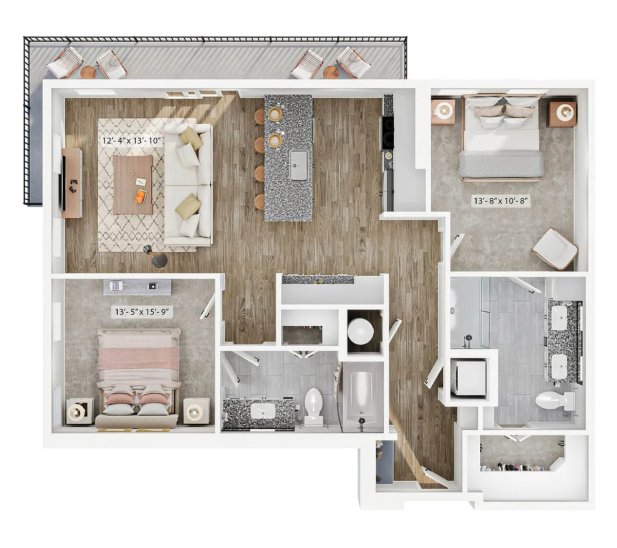 Floor plan B8