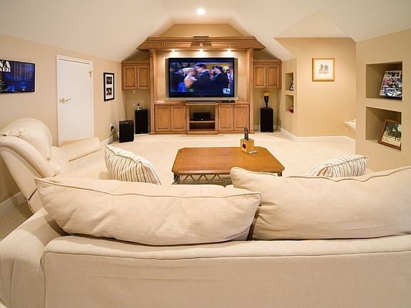 Fantastic 2nd floor media room suite with separate bd./office and full bath.