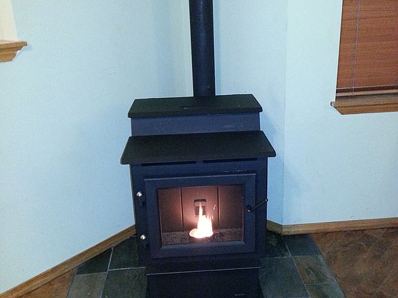 Pellet stove w/7day thermost