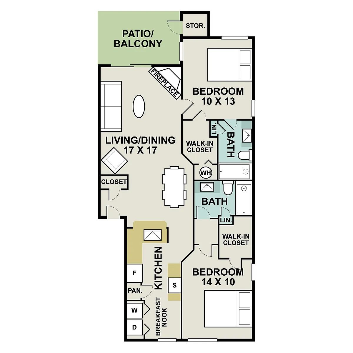 Floor plan Sanibel