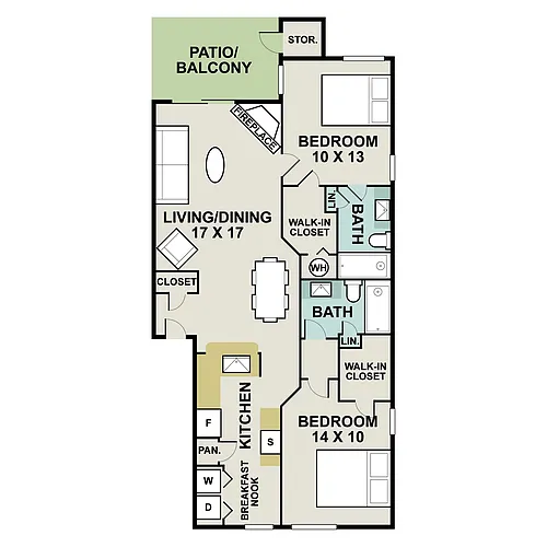 Floor plan Sanibel