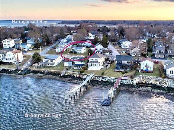 Drone view of the house and the boat ramp
