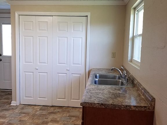 kitchen with utility closet