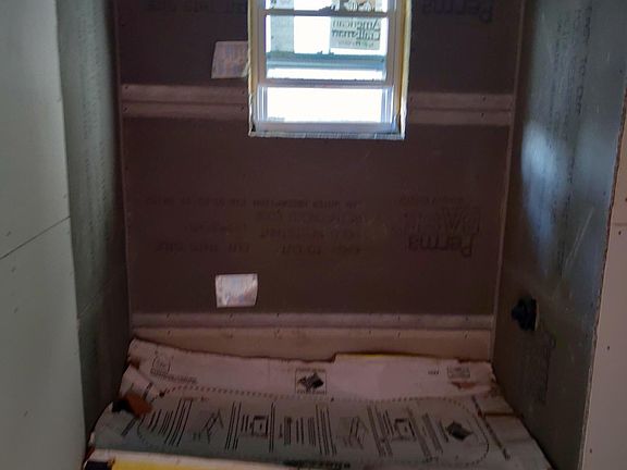 New bath with tile surround next week