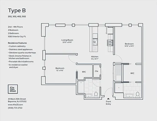 Floor plan Type B