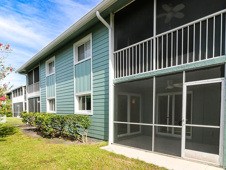 Back of condo.