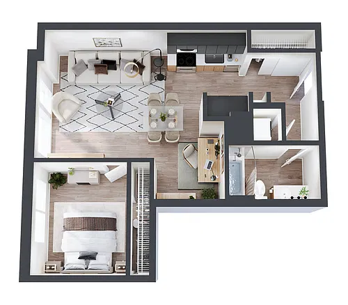 Floor plan A8